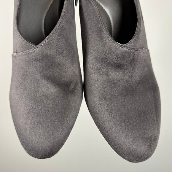 Aerosoles Heelrest Gray Nametag Ankle Heeled Bootie Women's 11 - Picture 4 of 9